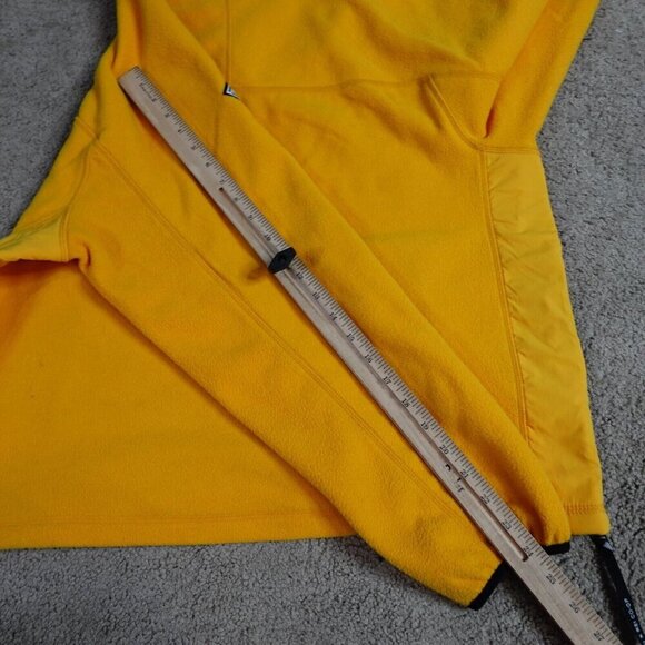 REI x Afro Jacket XL Yellow 1/4 Zip Kangaroo Pockets - Picture 12 of 13